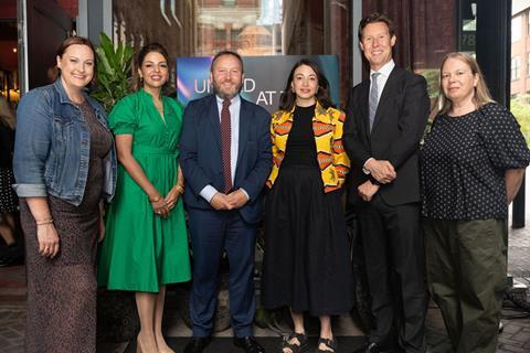 (L-R) Sorrel Geddes (BFC), Fouzia Younis (British Consul General to Toronto), Ian Murray, Iain Griffiths (British Deputy High Commissioner to Canada), Gilda Carbone (Department for Business and Trade)